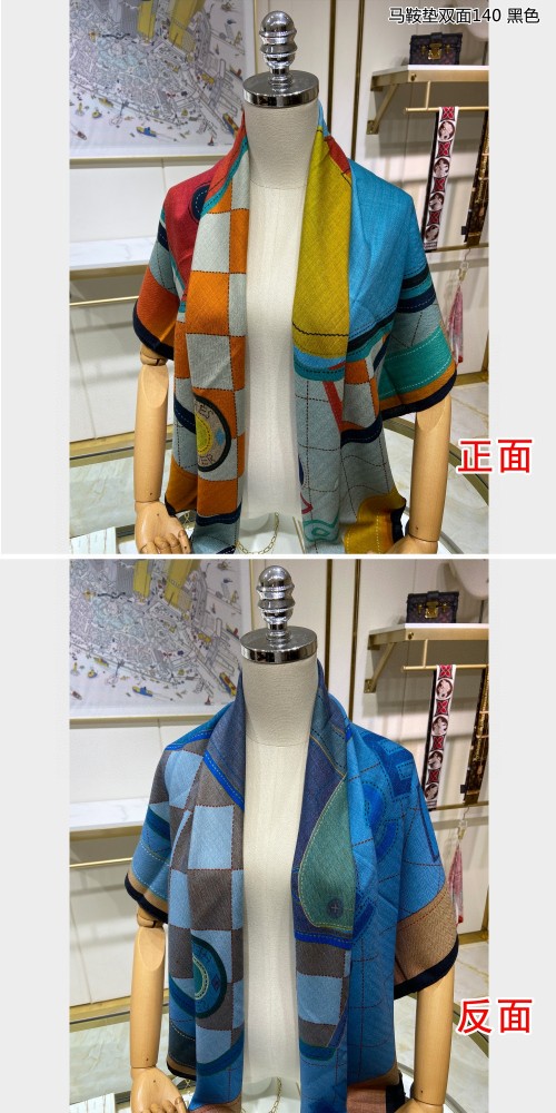 Streetwear Scarf Hermes   329493  size：140cm*140cm