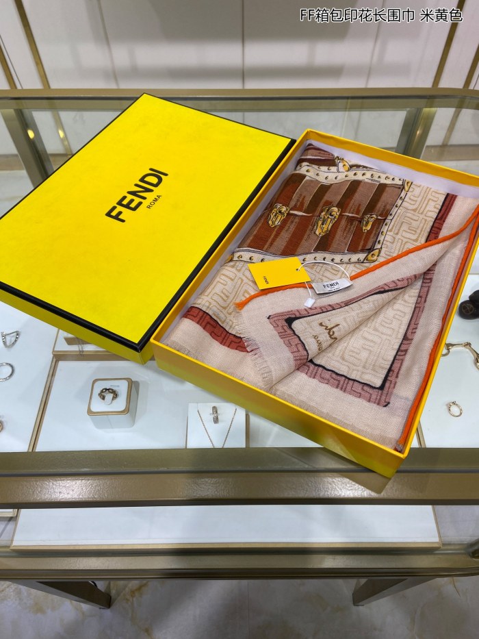 Streetwear Scarf FENDI 329467 SIZE:65*185cm