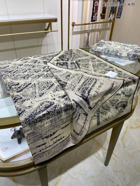 Streetwear Scarf Dior 329439 SIZE:140*140cm