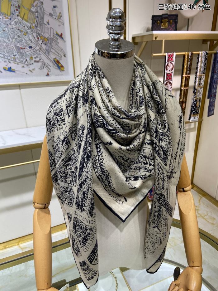 Streetwear Scarf Dior 329439 SIZE:140*140cm