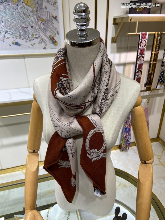Streetwear Scarf Hermes   329432 size：140cm*140cm