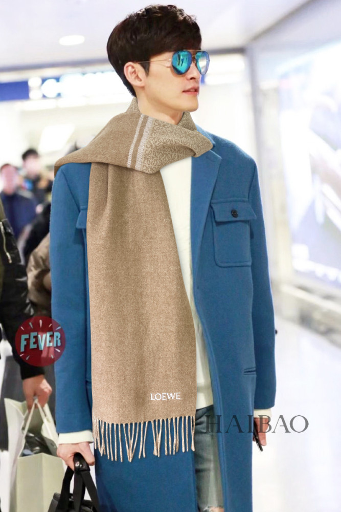 Streetwear Scarf Loewe 329477 sieze:30*200cm