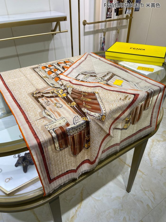 Streetwear Scarf FENDI 329467 SIZE:65*185cm