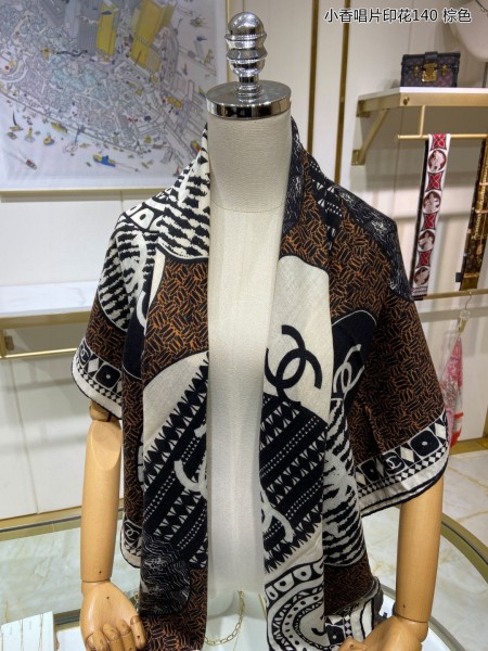 Streetwear Scarf CHANEL 329490 size：140*140cm