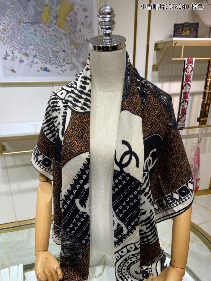 Streetwear Scarf CHANEL 329490 size：140*140cm