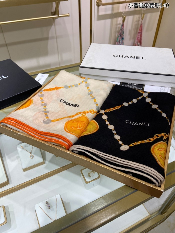 Streetwear Scarf CHANEL 329468 size：140*140cm