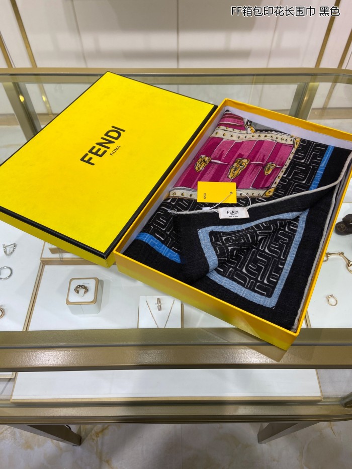 Streetwear Scarf FENDI 329466 SIZE:65*185cm