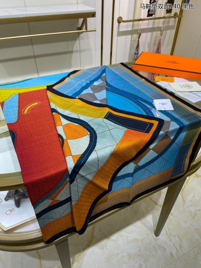 Streetwear Scarf Hermes   329493  size：140cm*140cm