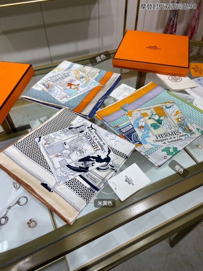 Streetwear Scarf Hermes 329480 size:90cm*90cm