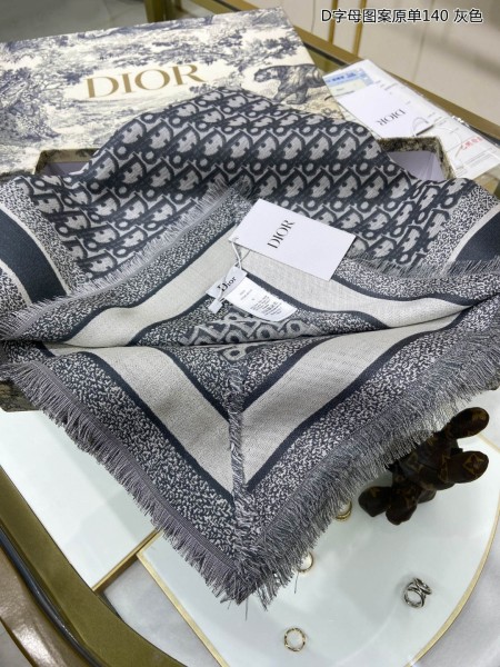 Streetwear Scarf Dior 329444 SIZE:140*140cm