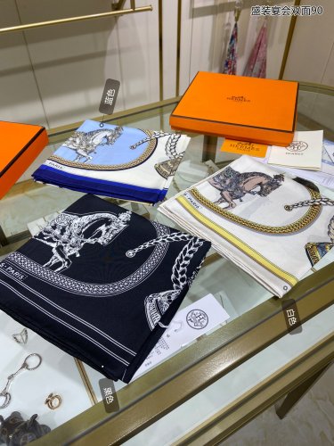 Streetwear Scarf Hermes   329431 size：90cm*90cm