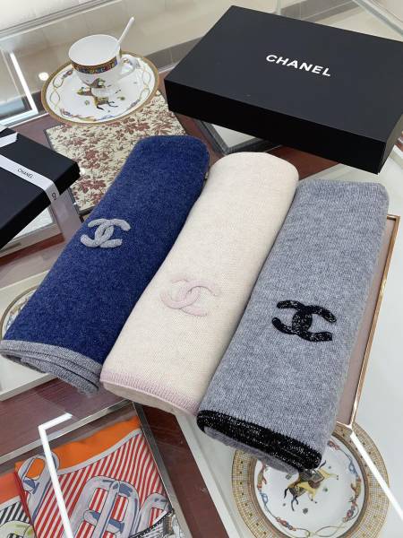 Streetwear Scarf CHANEL 329526 size：80*200cm