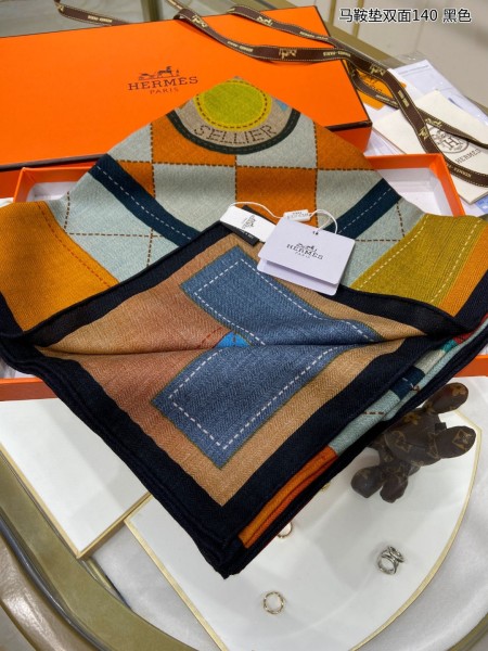 Streetwear Scarf Hermes   329493  size：140cm*140cm