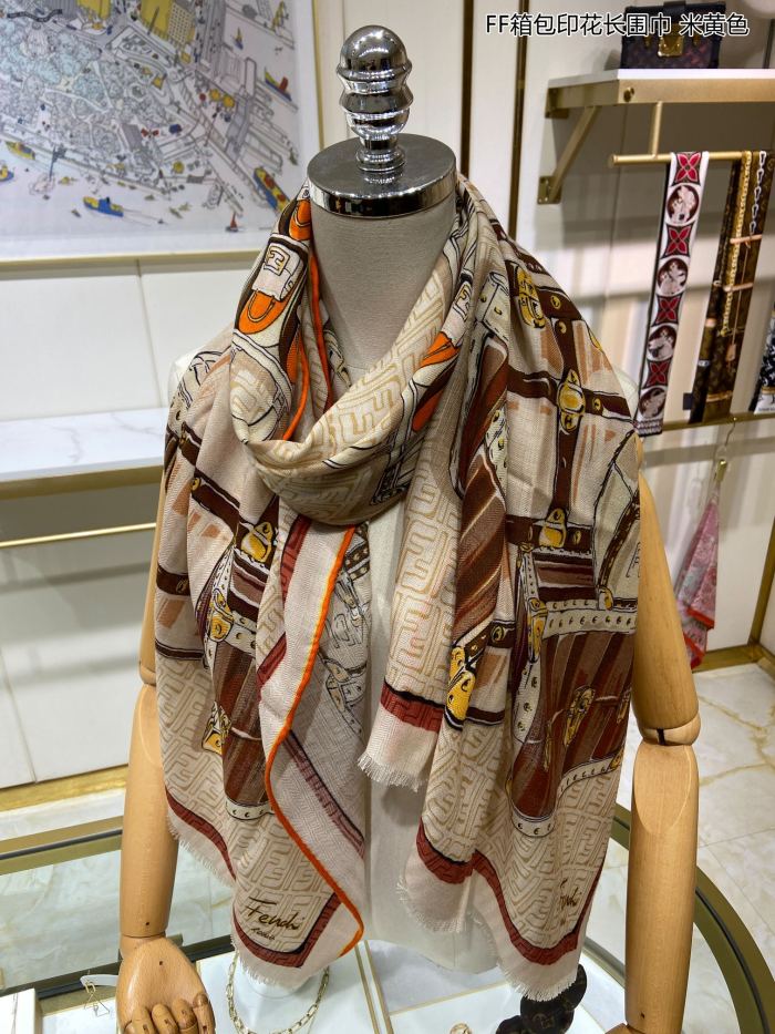 Streetwear Scarf FENDI 329467 SIZE:65*185cm