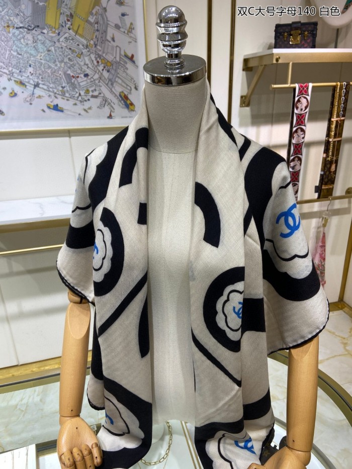 Streetwear Scarf CHANEL 329446 size：140*140cm