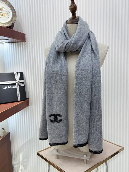Streetwear Scarf CHANEL 329526 size：80*200cm
