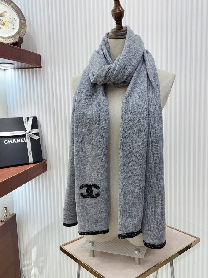 Streetwear Scarf CHANEL 329526 size：80*200cm