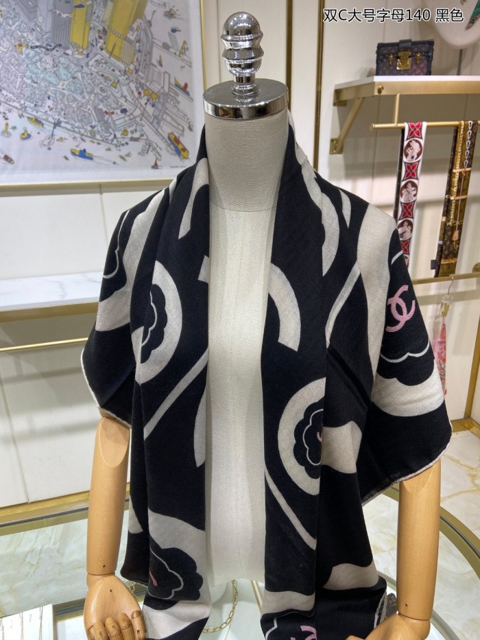 Streetwear Scarf CHANEL 329447 size：140*140cm