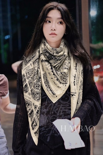 Streetwear Scarf Dior 329439 SIZE:140*140cm