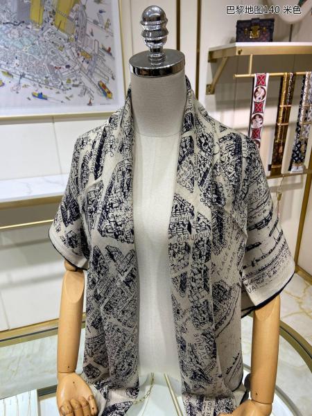 Streetwear Scarf Dior 329439 SIZE:140*140cm