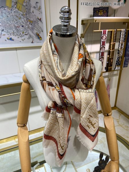 Streetwear Scarf FENDI 329467 SIZE:65*185cm