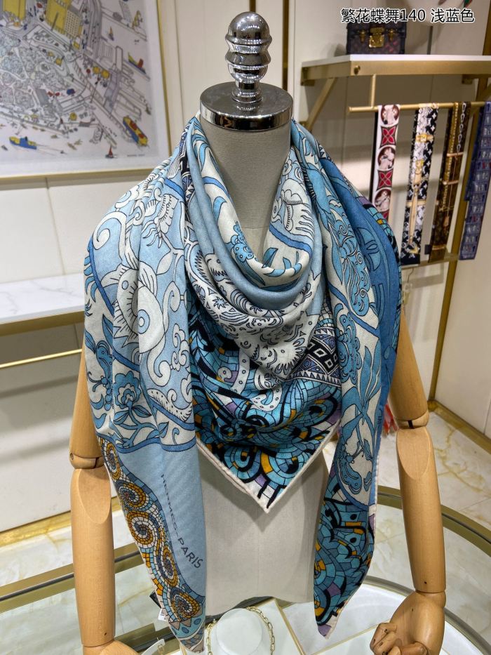 Streetwear Scarf Hermes   329488 size：140cm*140cm