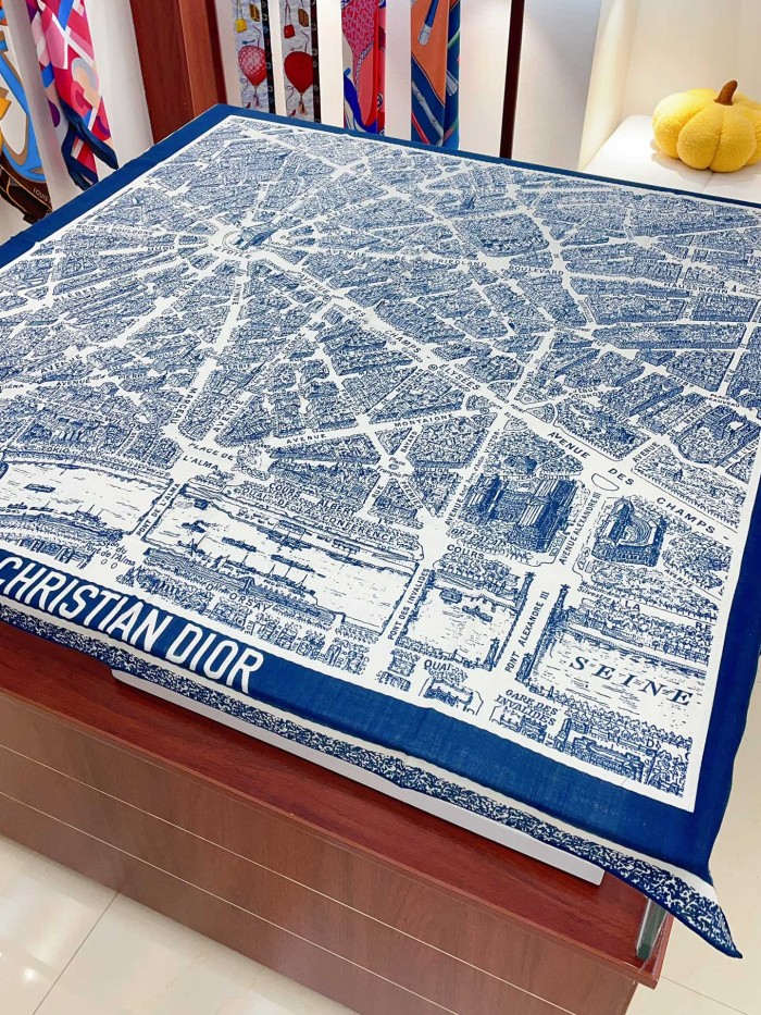 Streetwear Scarf Dior 329512 SIZE:140*140cm