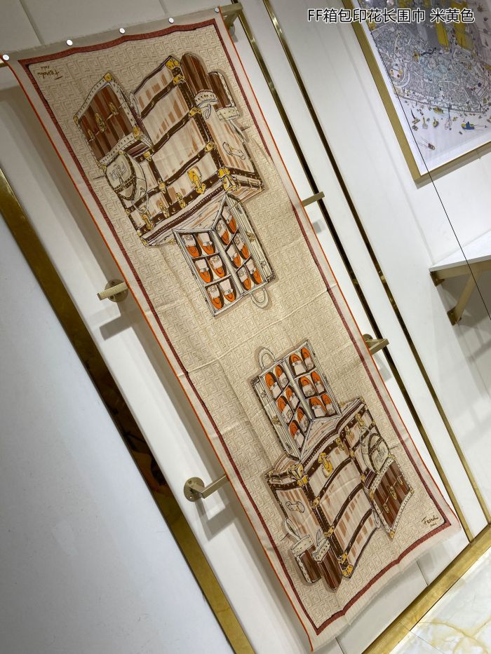 Streetwear Scarf FENDI 329467 SIZE:65*185cm