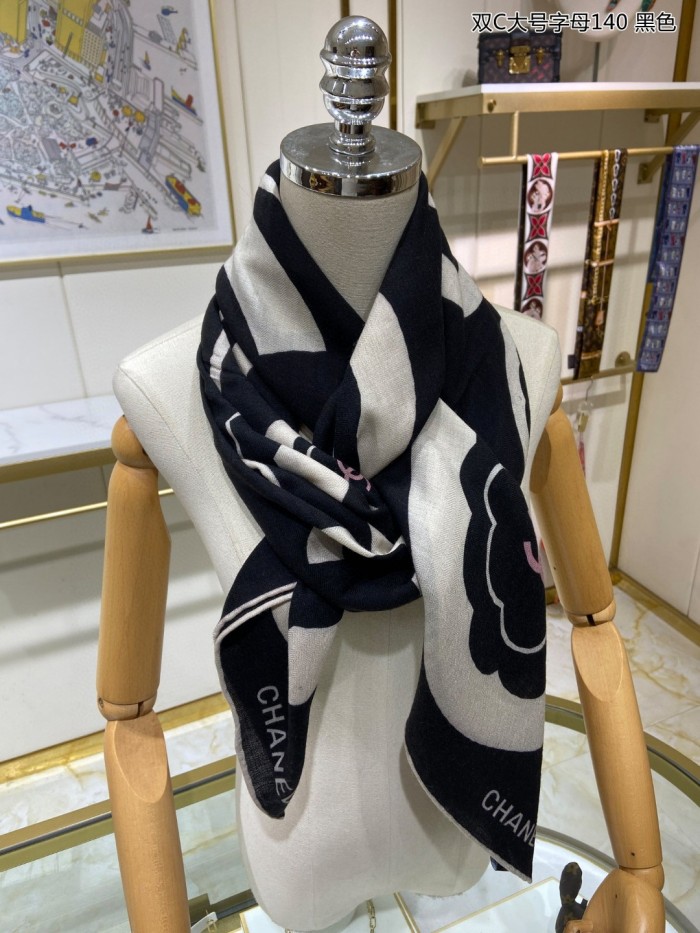 Streetwear Scarf CHANEL 329447 size：140*140cm
