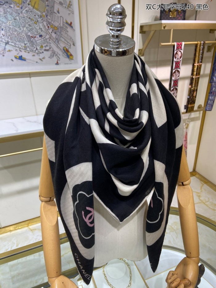 Streetwear Scarf CHANEL 329447 size：140*140cm
