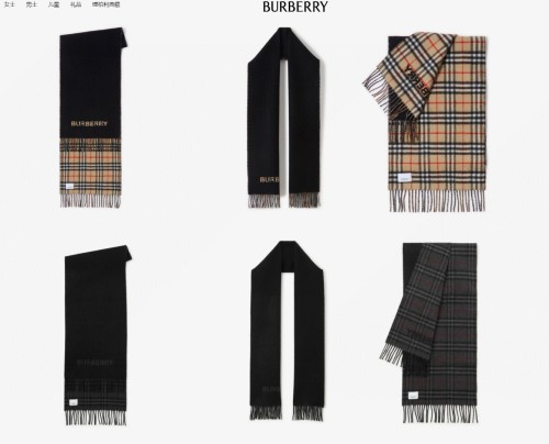 Streetwear Scarf BURBERRY 329454 size：30*168cm