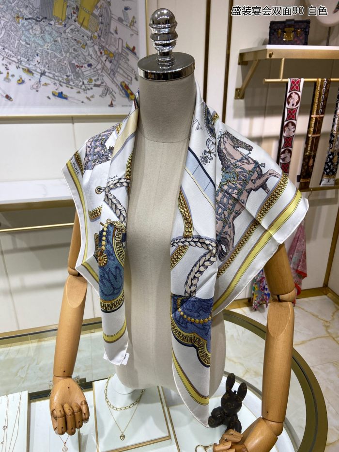 Streetwear Scarf Hermes   329429 size：90cm*90cm