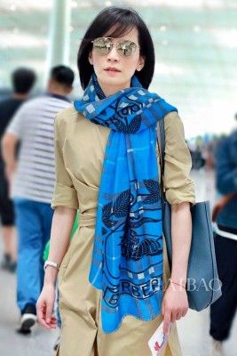 Streetwear Scarf BURBERRY  329735 SIZE:90*200cm