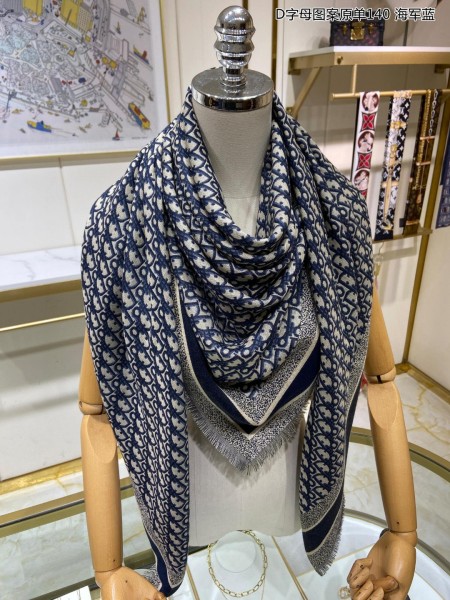 Streetwear Scarf Dior 329445 SIZE:140*140cm