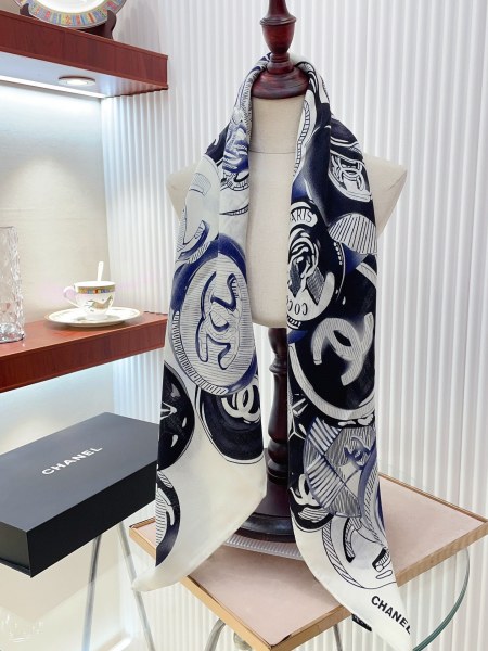 Streetwear Scarf CHANEL 329519 size：90*90cm