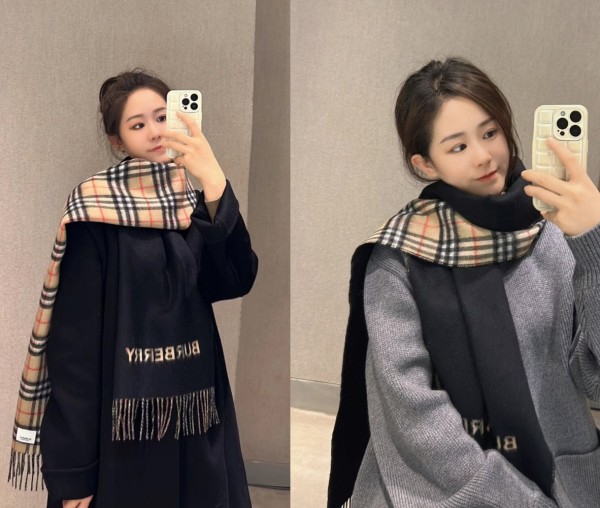 Streetwear Scarf BURBERRY 329454 size：30*168cm