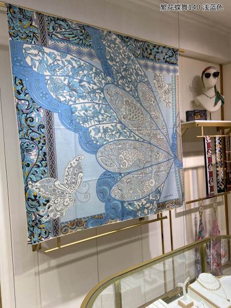 Streetwear Scarf Hermes   329488 size：140cm*140cm