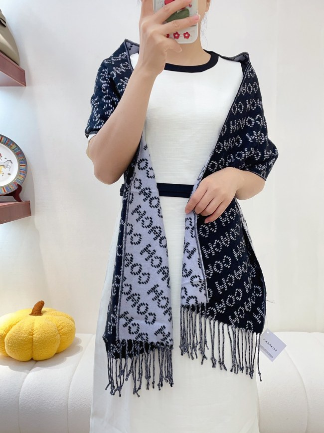 Streetwear Scarf COACH 329497 SIZE:32*185cm