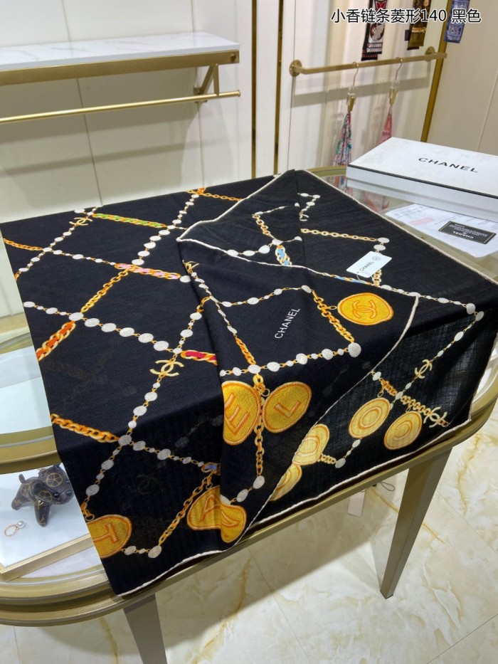 Streetwear Scarf CHANEL 329468 size：140*140cm