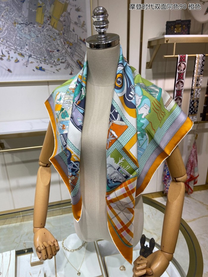 Streetwear Scarf Hermes 329481 size:90cm*90cm
