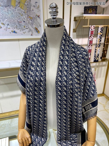 Streetwear Scarf Dior 329445 SIZE:140*140cm