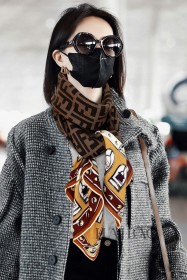 Streetwear Scarf FENDI 329289 SIZE:140*140cm