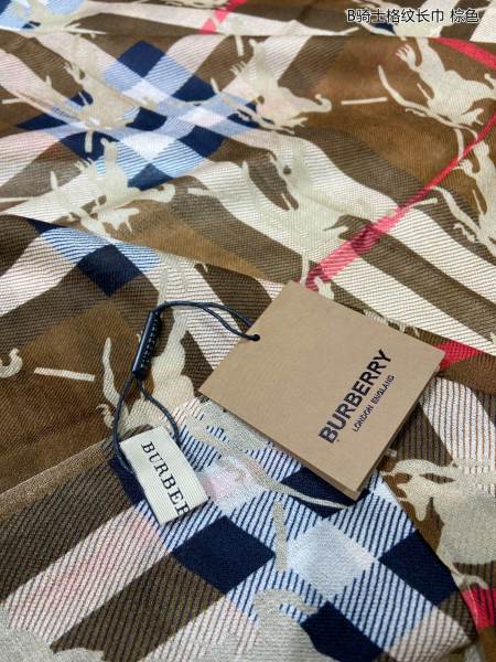 Streetwear Scarf BURBERRY 329294 size：90*200cm