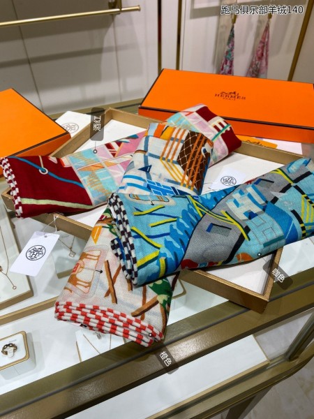 Streetwear Scarf  Hermes 329283 SIZE140cm*140cm