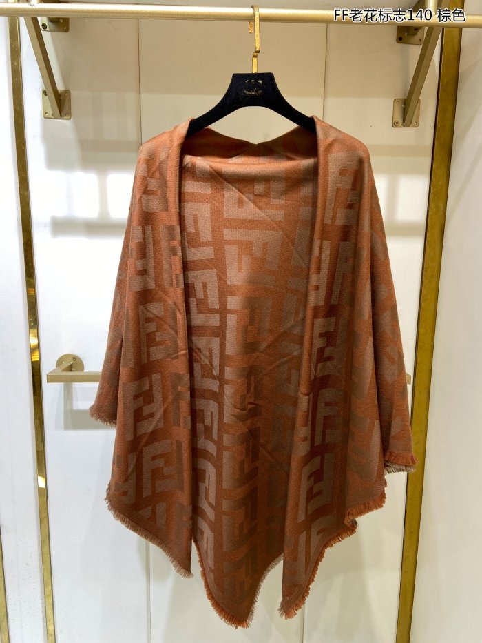 Streetwear Scarf Fendi 329300 size:140*140cm