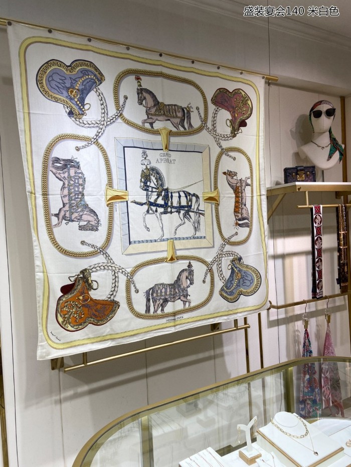 Streetwear Scarf Hermes 329280 SIZE:140cm*140cm