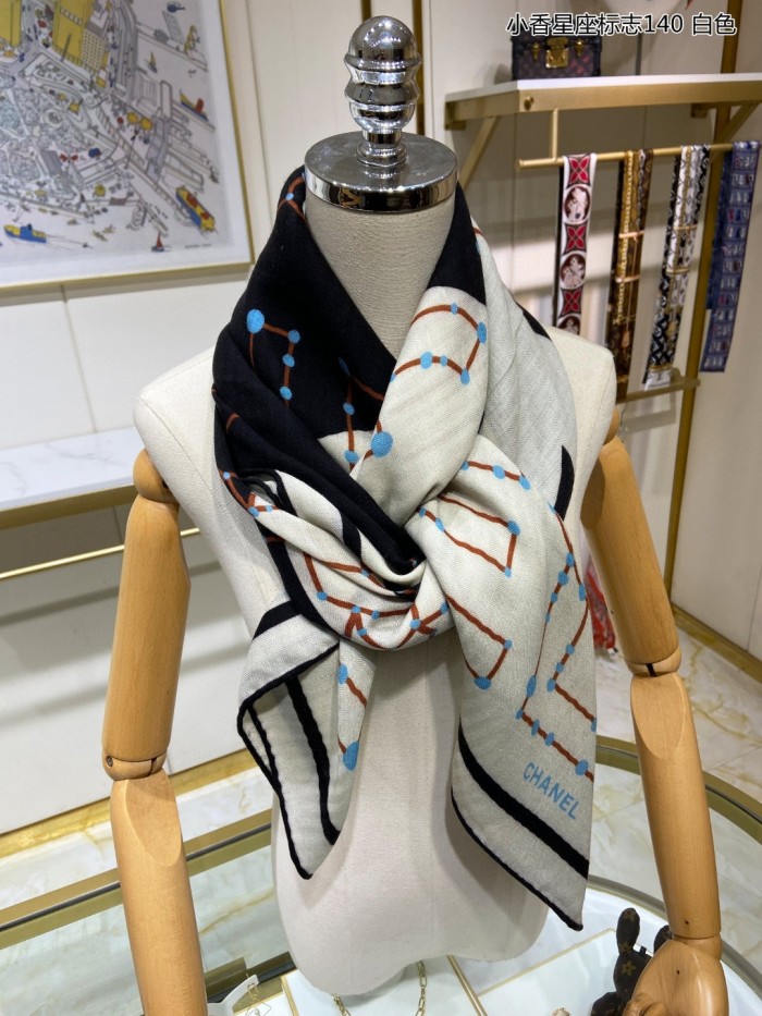 Streetwear Scarf CHANEL 329291 SIZE:140*140cm