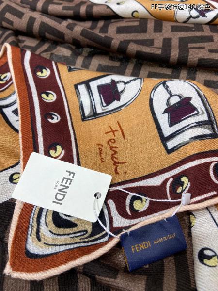 Streetwear Scarf FENDI 329289 SIZE:140*140cm