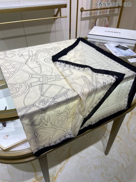 Streetwear Scarf  CHANEL 329286 size:140*140cm