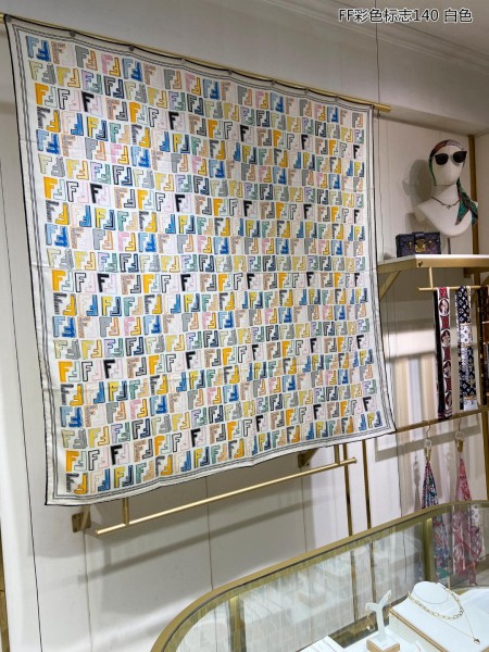 Streetwear Scarf FENDI 329288 size:140*140cm